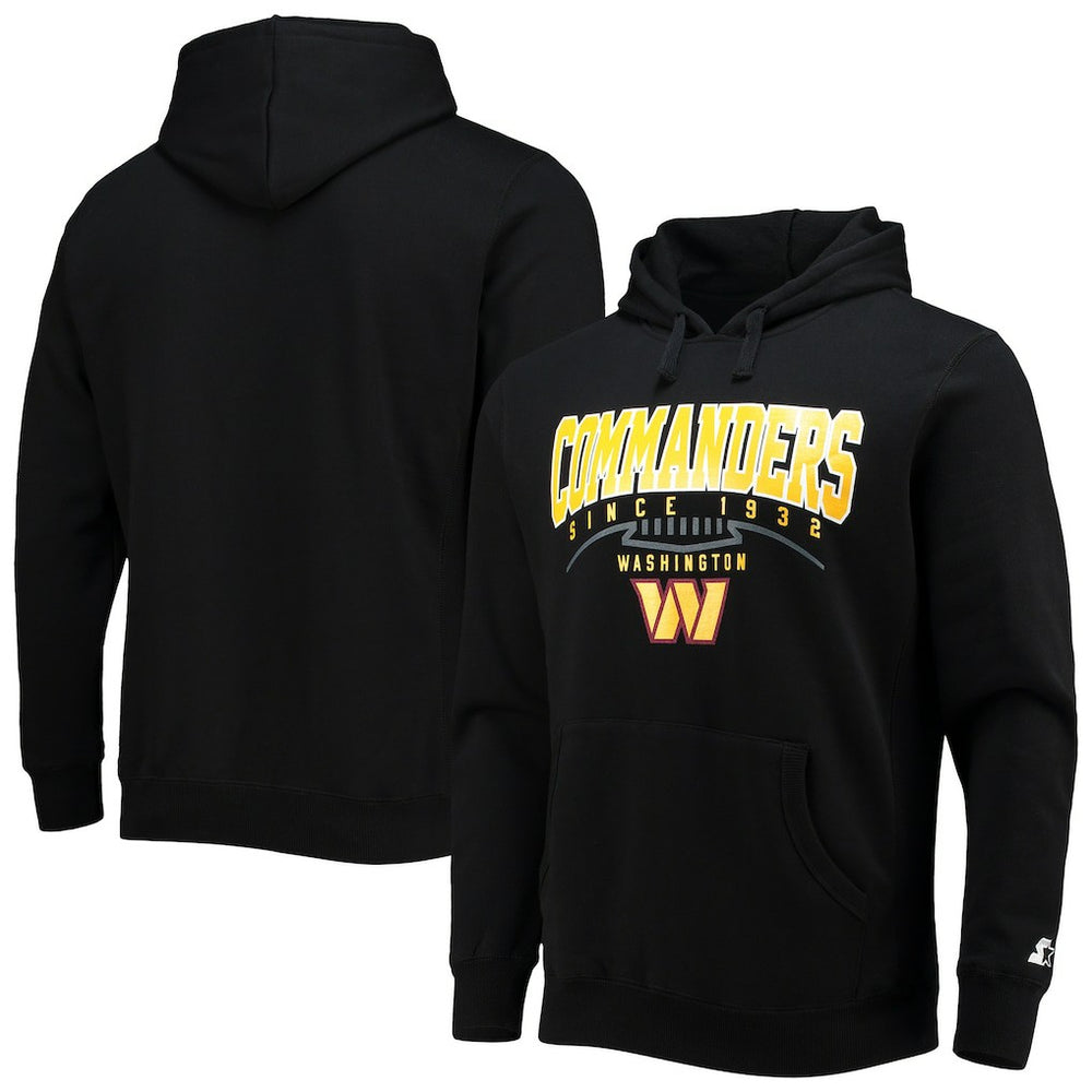 Washington Commanders Starter Premier Pullover Hoodie Black | NFL