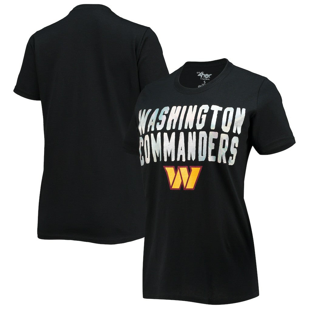 Washington Commanders G-III 4Her by Carl Banks Women's Endzone T-Shirt Black | NFL