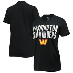 Washington Commanders G-III 4Her by Carl Banks Women's Endzone T-Shirt Black | NFL