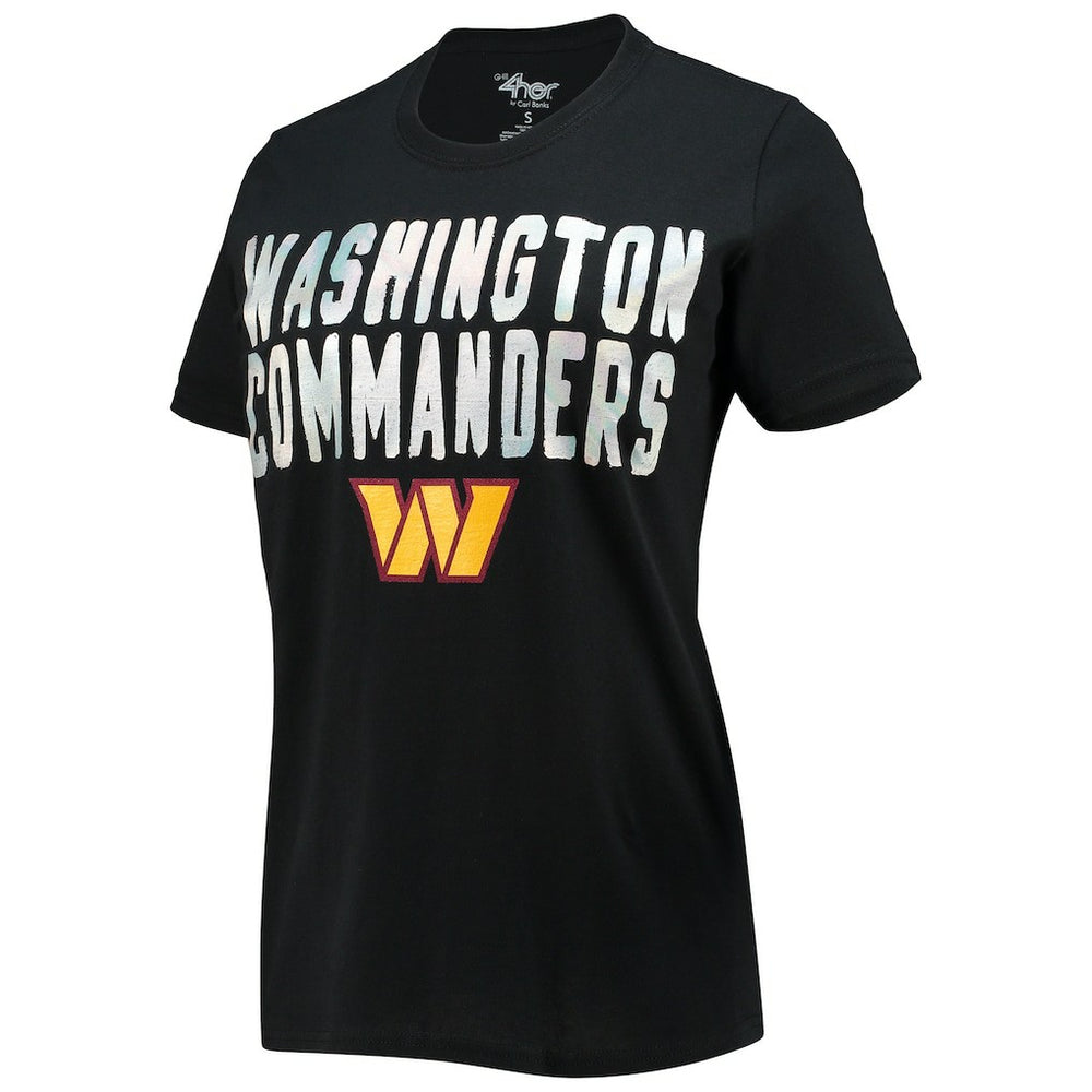 Washington Commanders G-III 4Her by Carl Banks Women's Endzone T-Shirt Black | NFL
