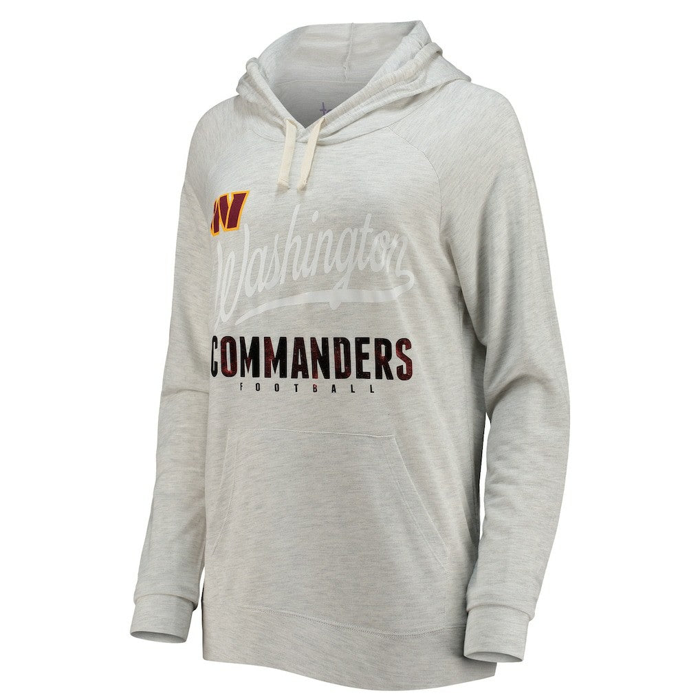 Washington Commanders Touch Women's Pre-Game Raglan Pullover Hoodie Oatmeal | NFL