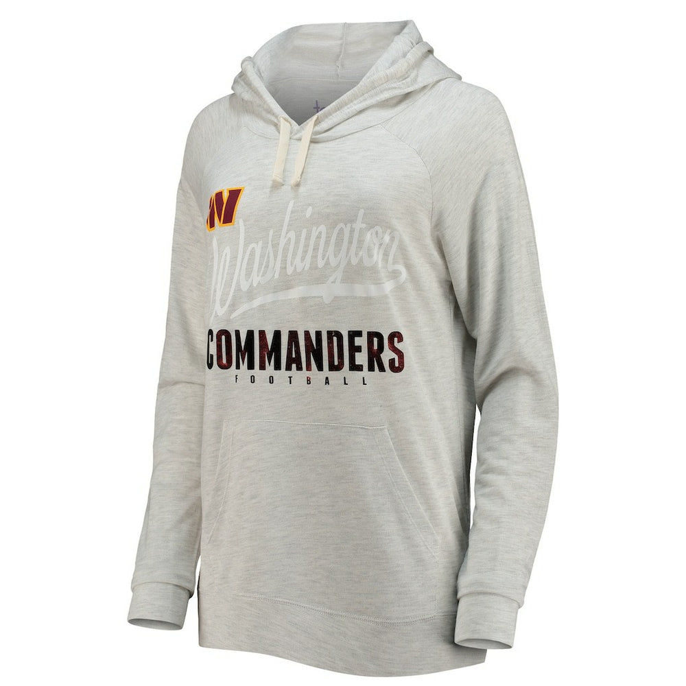 Washington Commanders Touch Women's Pre-Game Raglan Pullover Hoodie Oatmeal | NFL