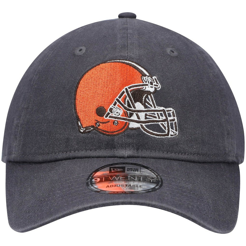 Cleveland Browns New Era Icon Core Classic 2.0 9TWENTY Adjustable Hat Graphite | NFL