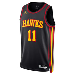 Trae Young Atlanta Hawks Jordan Brand Unisex Swingman Jersey Statement Edition Black - NBA