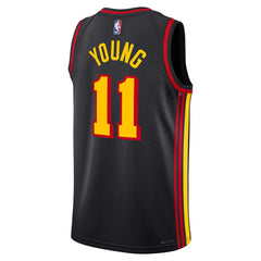 Trae Young Atlanta Hawks Jordan Brand Unisex Swingman Jersey Statement Edition Black - NBA