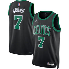 Jaylen Brown Boston Celtics Jordan Brand Unisex Swingman Jersey Statement Edition Black - NBA
