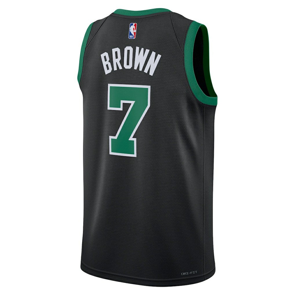 Jaylen Brown Boston Celtics Jordan Brand Unisex Swingman Jersey Statement Edition Black - NBA