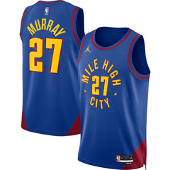 Jamal Murray Denver Nuggets Jordan Brand Unisex Swingman Jersey Statement Editi- Blue - NBA