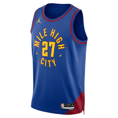 Jamal Murray Denver Nuggets Jordan Brand Unisex Swingman Jersey Statement Editi- Blue - NBA