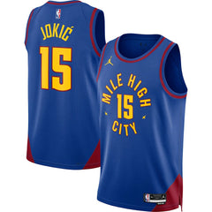 Nikola Jokic Denver Nuggets Jordan Brand Unisex Swingman Jersey Statement Editi- Blue - NBA