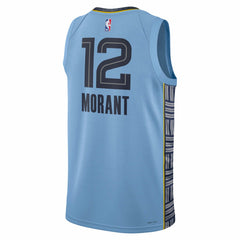 Ja Morant Memphis Grizzlies Jordan Brand Unisex Swingman Jersey Statement Edition Light Blue - NBA