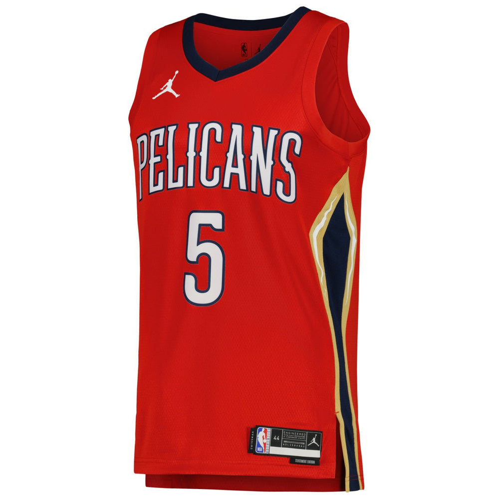 Herbert Jones New Orleans Pelicans Jordan Brand Unisex Swingman Jersey Statement Edition Red - NBA