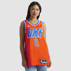 Shai Gilgeous-Alexander Oklahoma City Thunder Jordan Brand Unisex Swingman Jersey Statement Edition Orange - NBA