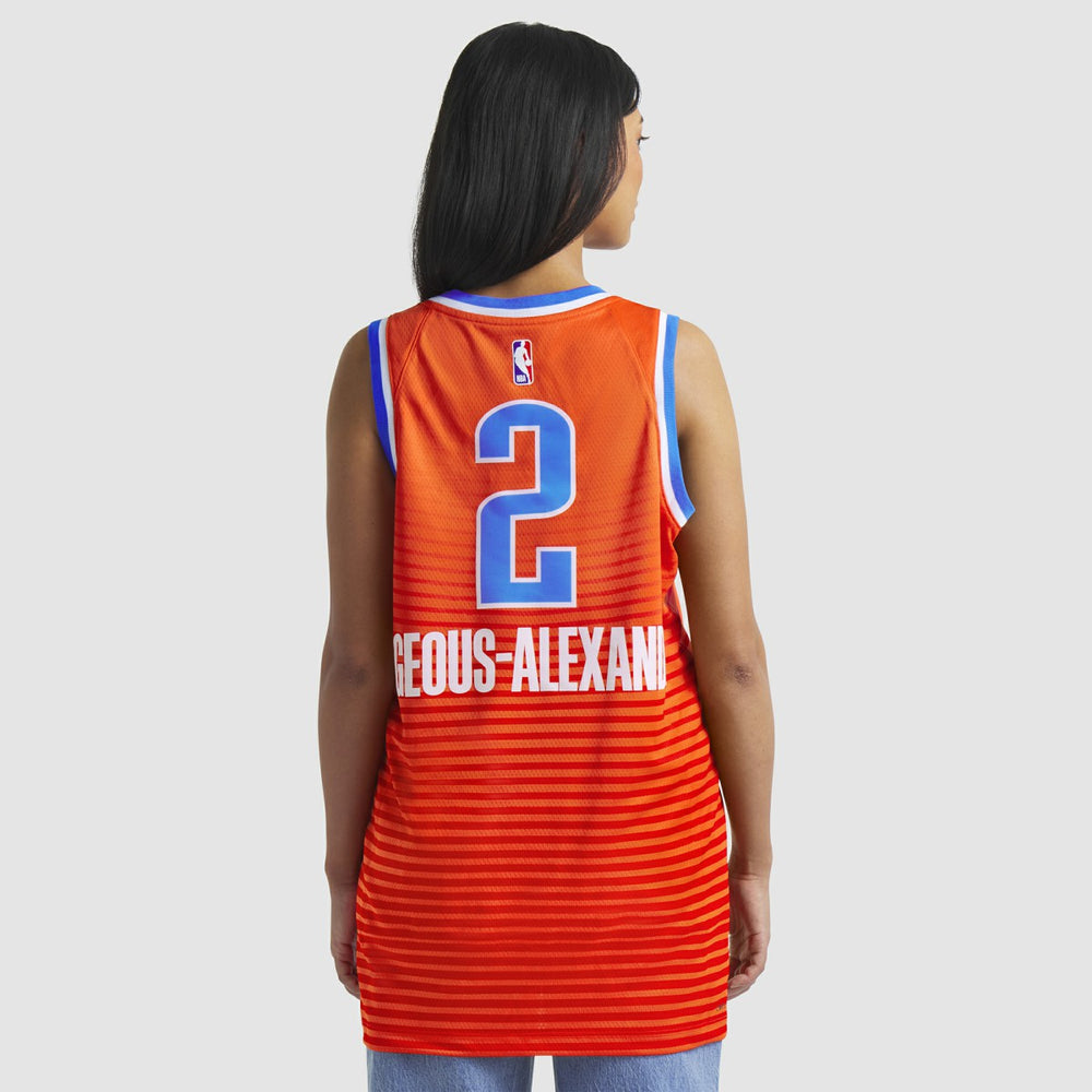 Shai Gilgeous-Alexander Oklahoma City Thunder Jordan Brand Unisex Swingman Jersey Statement Edition Orange - NBA