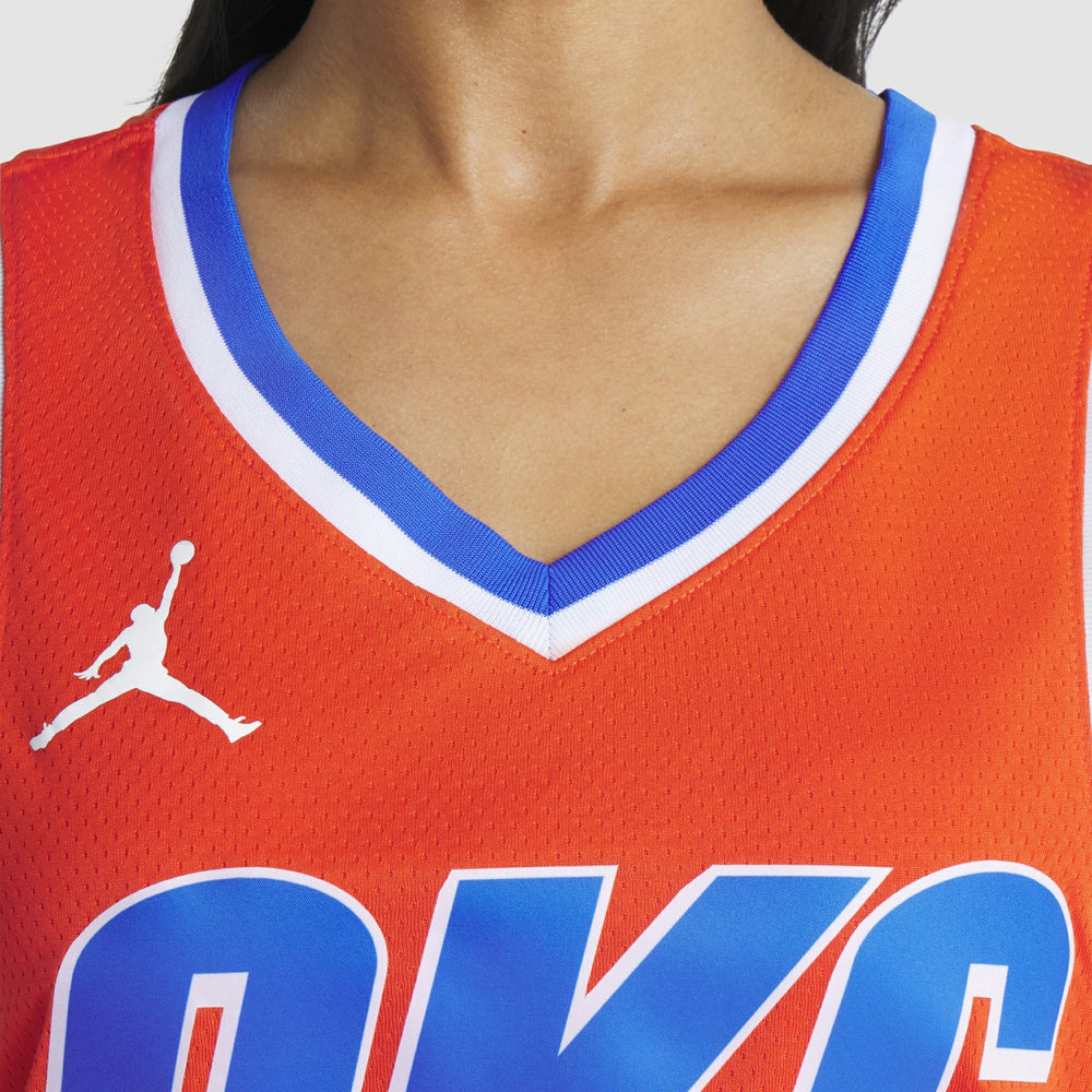 Shai Gilgeous-Alexander Oklahoma City Thunder Jordan Brand Unisex Swingman Jersey Statement Edition Orange - NBA