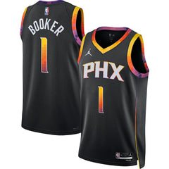Devin Booker Phoenix Suns Jordan Brand Unisex Swingman Jersey Statement Editi- Black - NBA