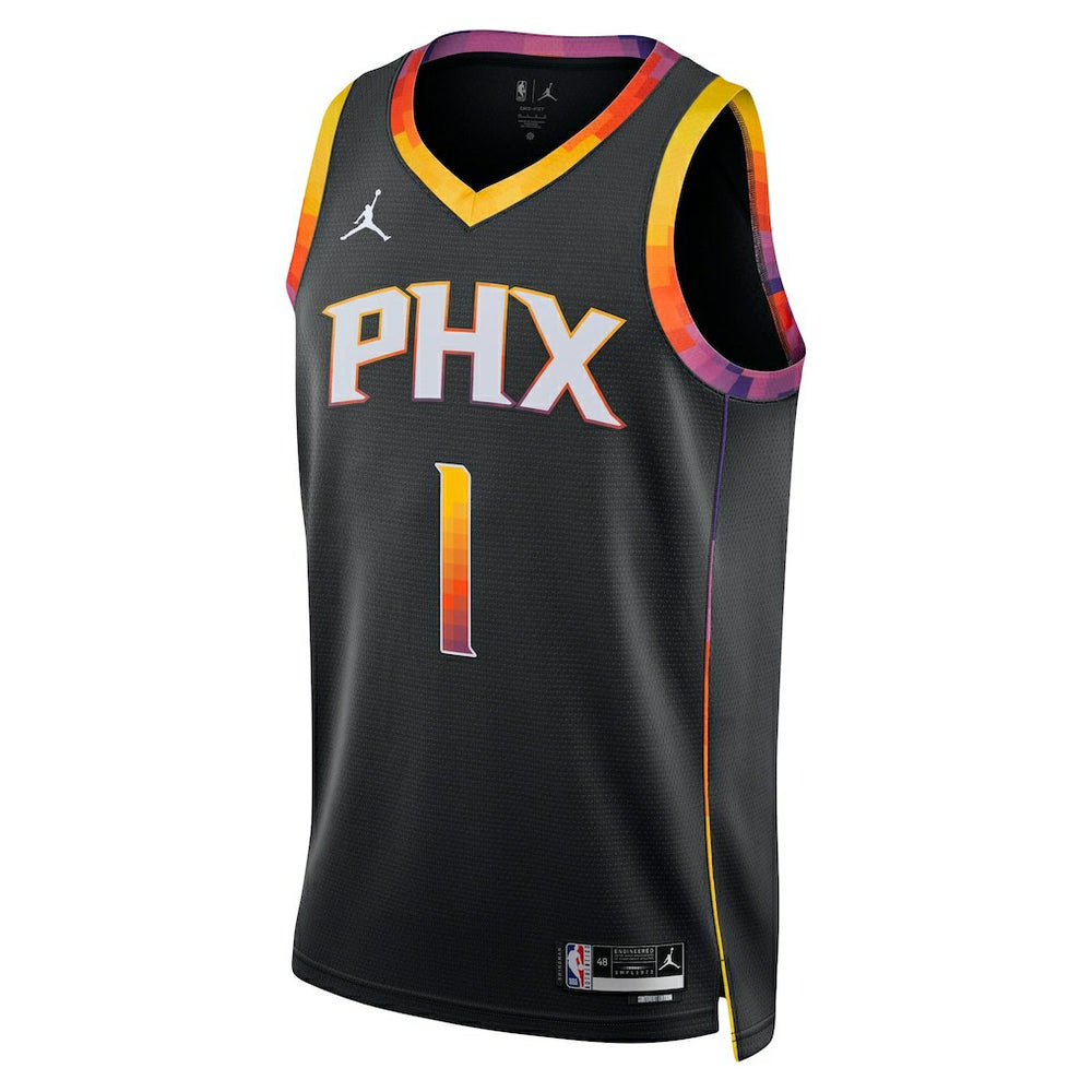 Devin Booker Phoenix Suns Jordan Brand Unisex Swingman Jersey Statement Editi- Black - NBA