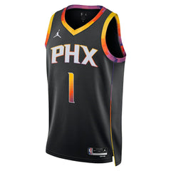 Devin Booker Phoenix Suns Jordan Brand Unisex Swingman Jersey Statement Editi- Black - NBA