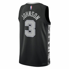Keldon Johnson San Antonio Spurs Jordan Brand Unisex Swingman Jersey Statement Edition Black - NBA