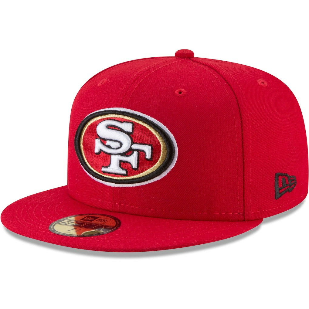 San Francisco 49ers New Era Team 59FIFTY Fitted Hat Scarlet | NFL