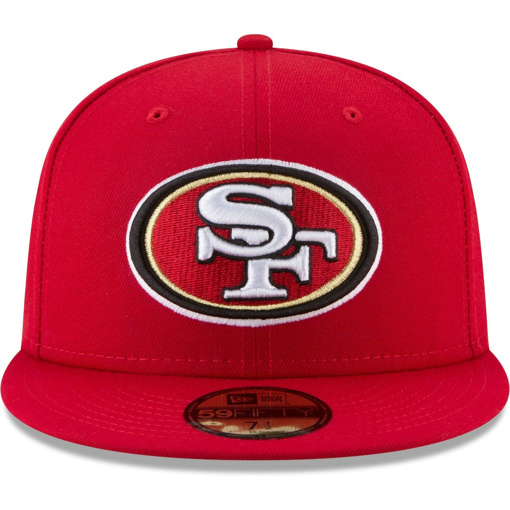 San Francisco 49ers New Era Team 59FIFTY Fitted Hat Scarlet | NFL