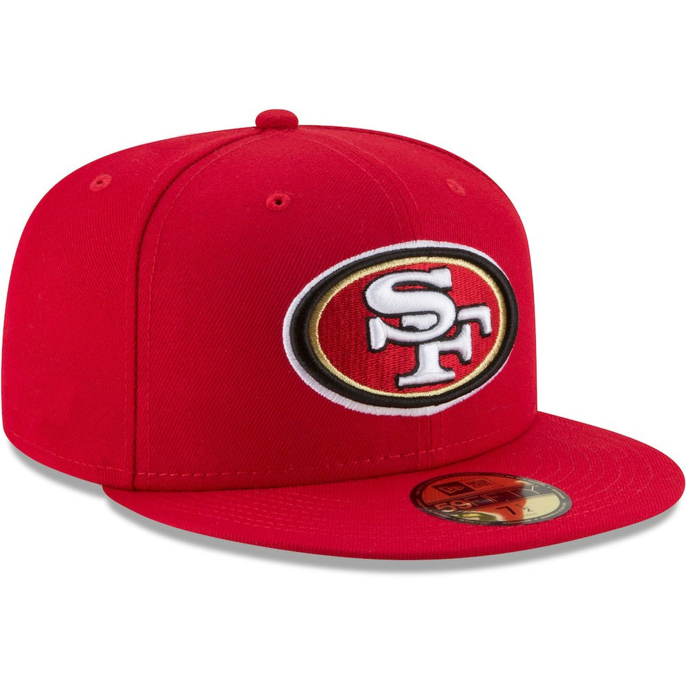 San Francisco 49ers New Era Team 59FIFTY Fitted Hat Scarlet | NFL