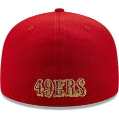 San Francisco 49ers New Era Team 59FIFTY Fitted Hat Scarlet | NFL