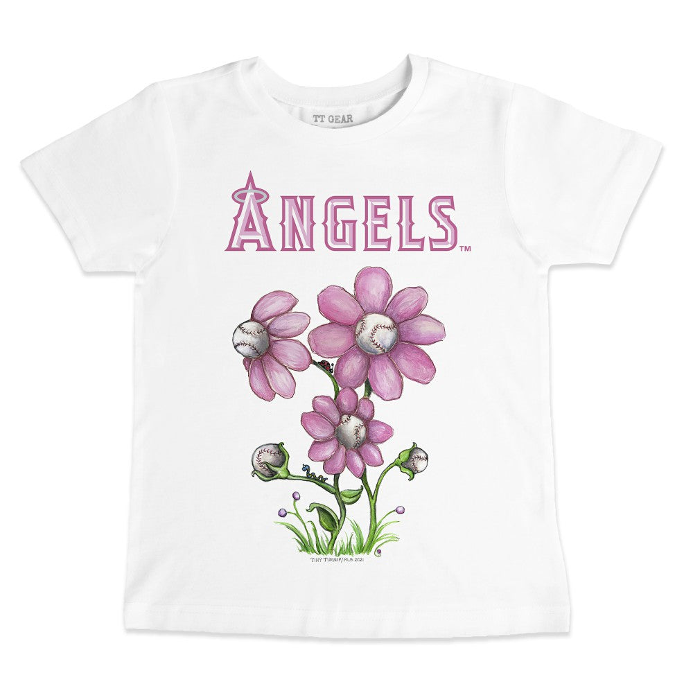 Los Angeles Angels Tiny Turnip Youth Blooming Baseballs T-Shirt - MLB