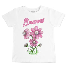 Atlanta Braves Tiny Turnip Youth Blooming Baseballs T-Shirt - MLB