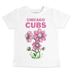 Chicago Cubs Tiny Turnip Youth Blooming Baseballs T-Shirt - MLB