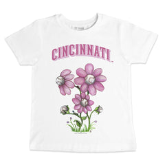 Cincinnati Reds Tiny Turnip Youth Blooming Baseballs T-Shirt - MLB