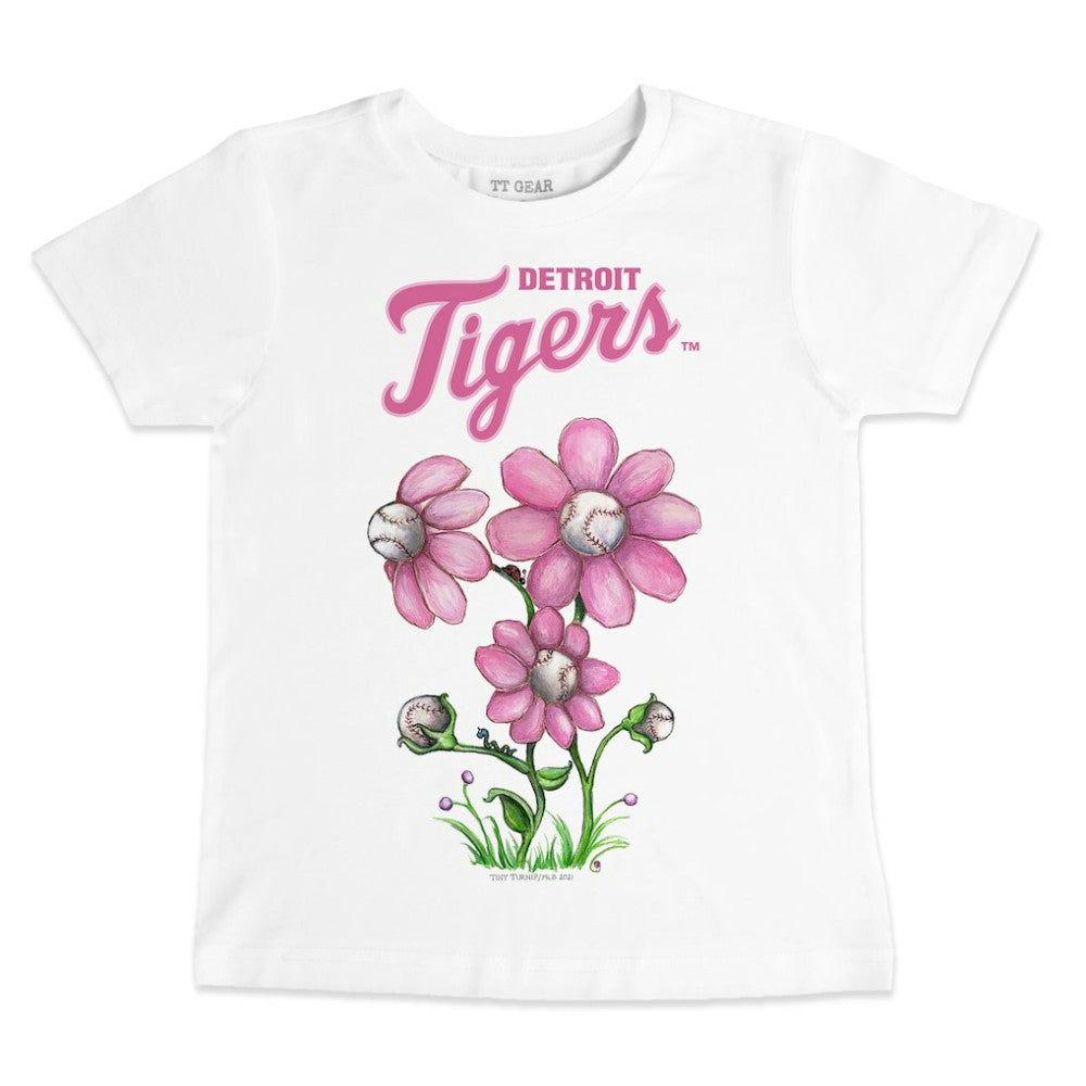 Detroit Tigers Tiny Turnip Youth Blooming Baseballs T-Shirt - MLB