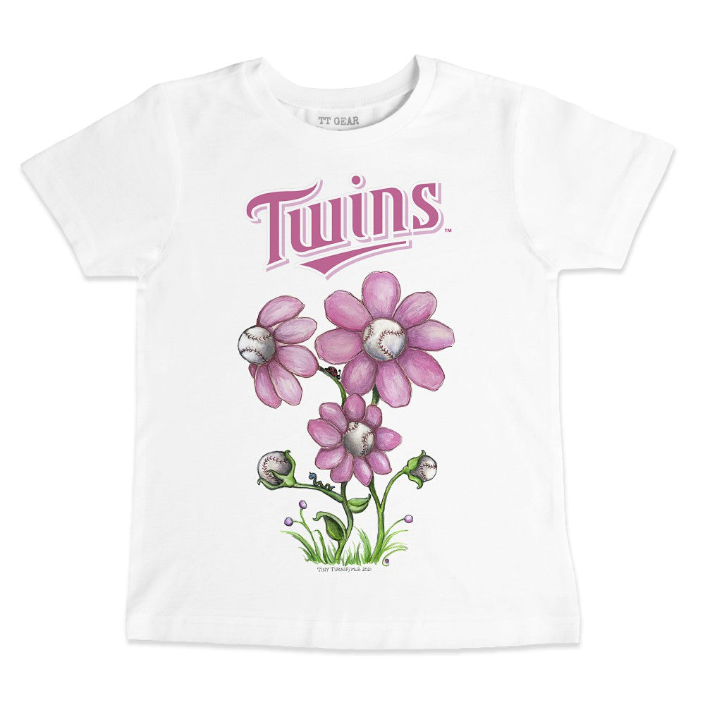 Minnesota Twins Tiny Turnip Youth Blooming Baseballs T-Shirt - MLB