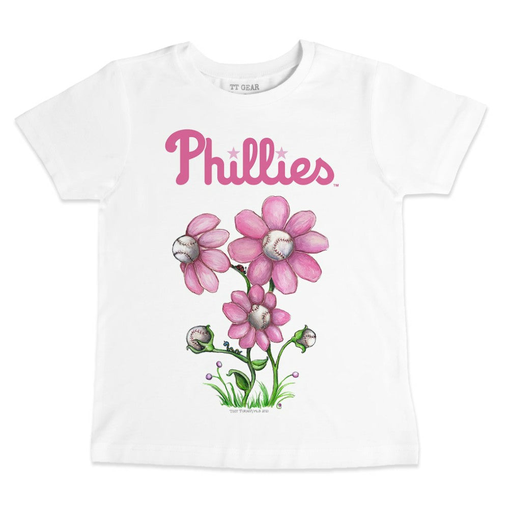 Philadelphia Phillies Tiny Turnip Youth Blooming Baseballs T-Shirt - MLB