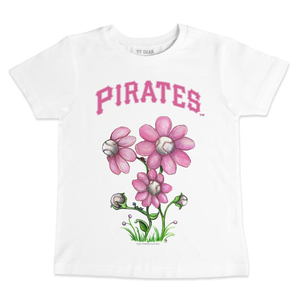 Pittsburgh Pirates Tiny Turnip Youth Blooming Baseballs T-Shirt - MLB
