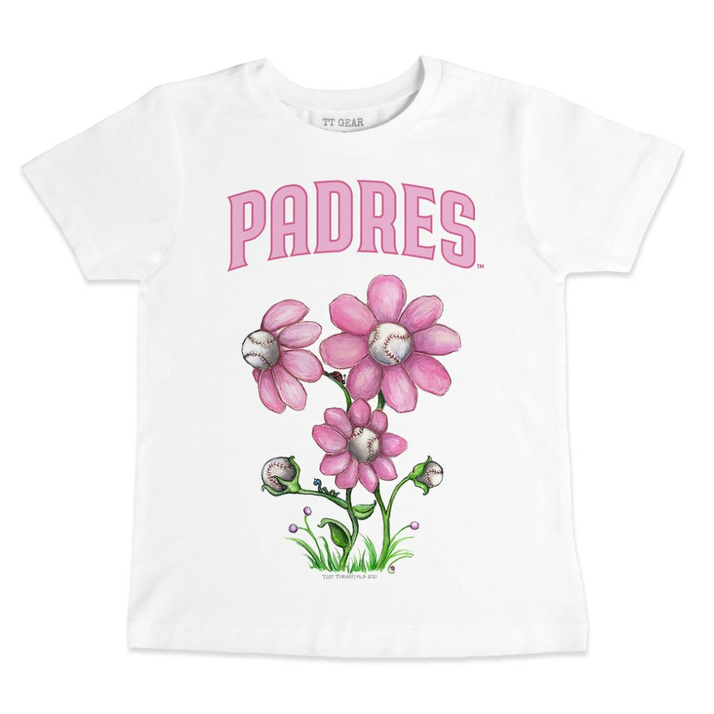 San Diego Padres Tiny Turnip Youth Blooming Baseballs T-Shirt - MLB