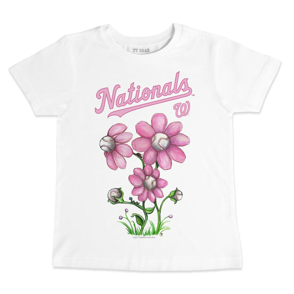 Washington Nationals Tiny Turnip Youth Blooming Baseballs T-Shirt - MLB