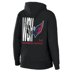 Washington Capitals WEAR by Erin Andrews Women's Sponge Fleece Full-Zip Hoodie - Black - NHL