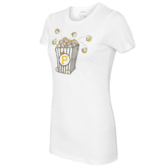 Pittsburgh Pirates Tiny Turnip Women's Popcorn T-Shirt - MLB