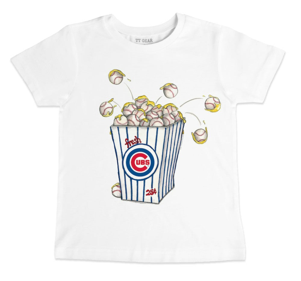 Chicago Cubs Tiny Turnip Youth Popcorn T-Shirt - MLB