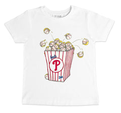 Philadelphia Phillies Tiny Turnip Youth Popcorn T-Shirt - MLB