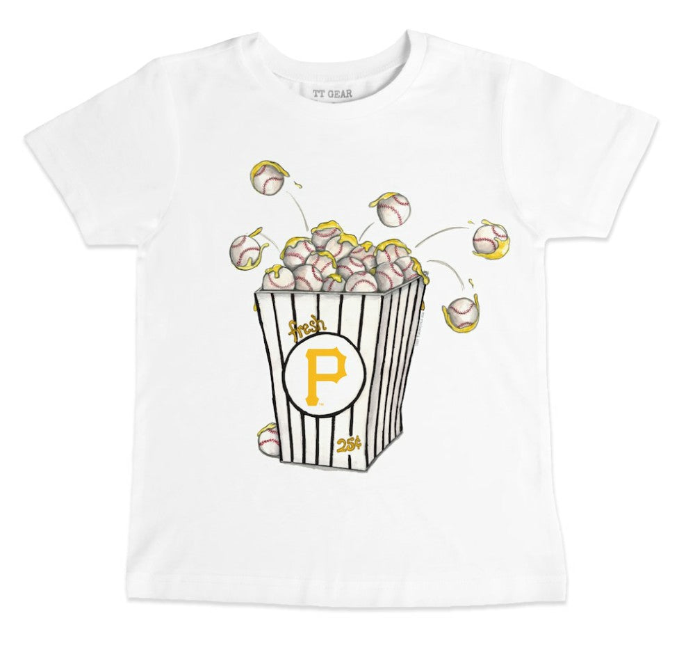 Pittsburgh Pirates Tiny Turnip Youth Popcorn T-Shirt - MLB