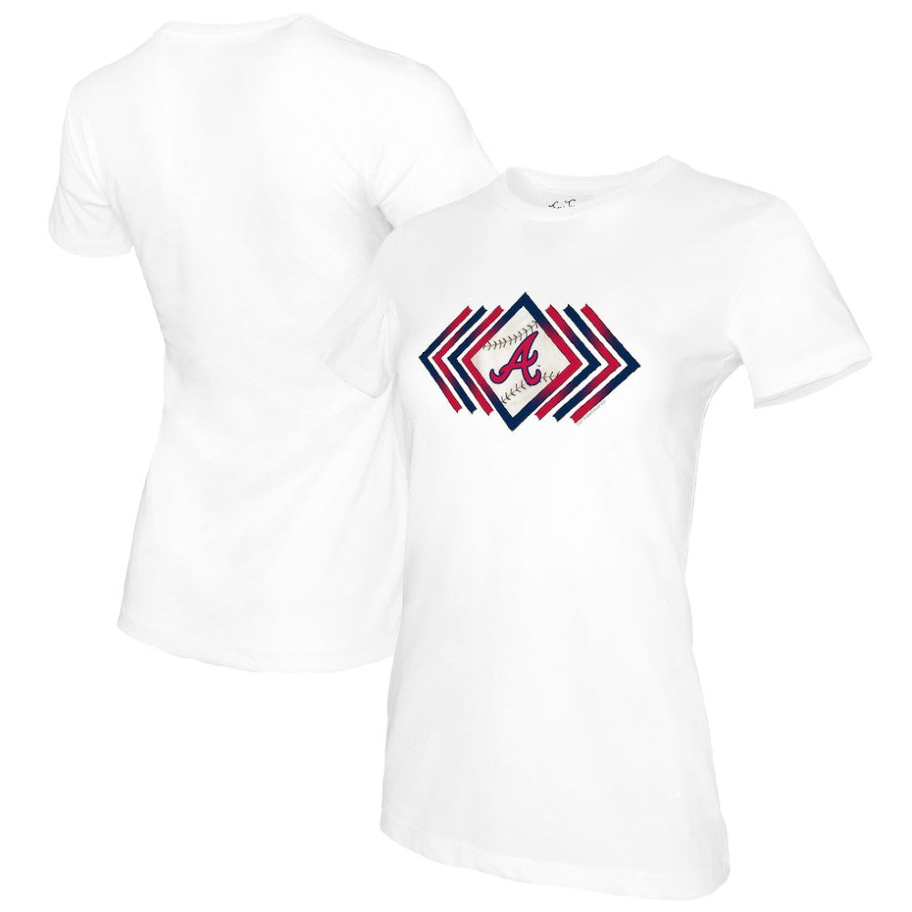 Atlanta Braves Tiny Turnip Women's Prism Arrows T-Shirt - MLB