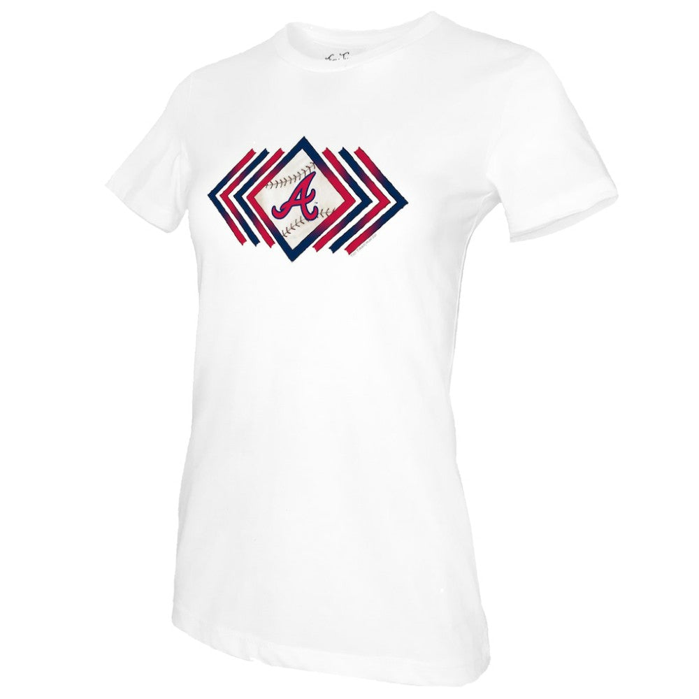 Atlanta Braves Tiny Turnip Women's Prism Arrows T-Shirt - MLB