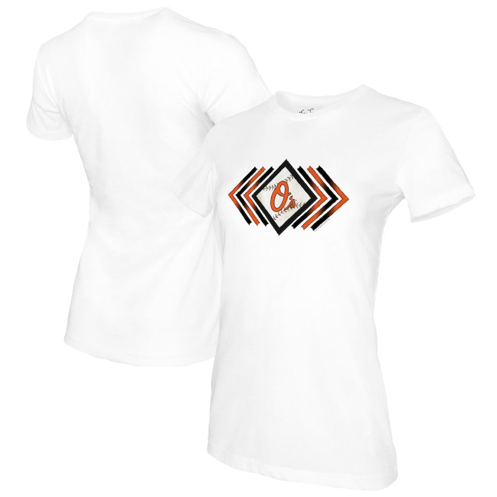 Baltimore Orioles Tiny Turnip Women's Prism Arrows T-Shirt - MLB