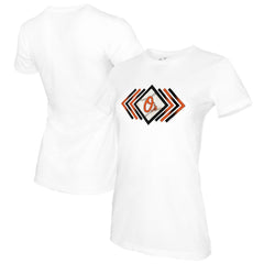 Baltimore Orioles Tiny Turnip Women's Prism Arrows T-Shirt - MLB