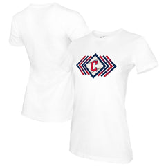Cleveland Guardians Tiny Turnip Women's Prism Arrows T-Shirt - MLB