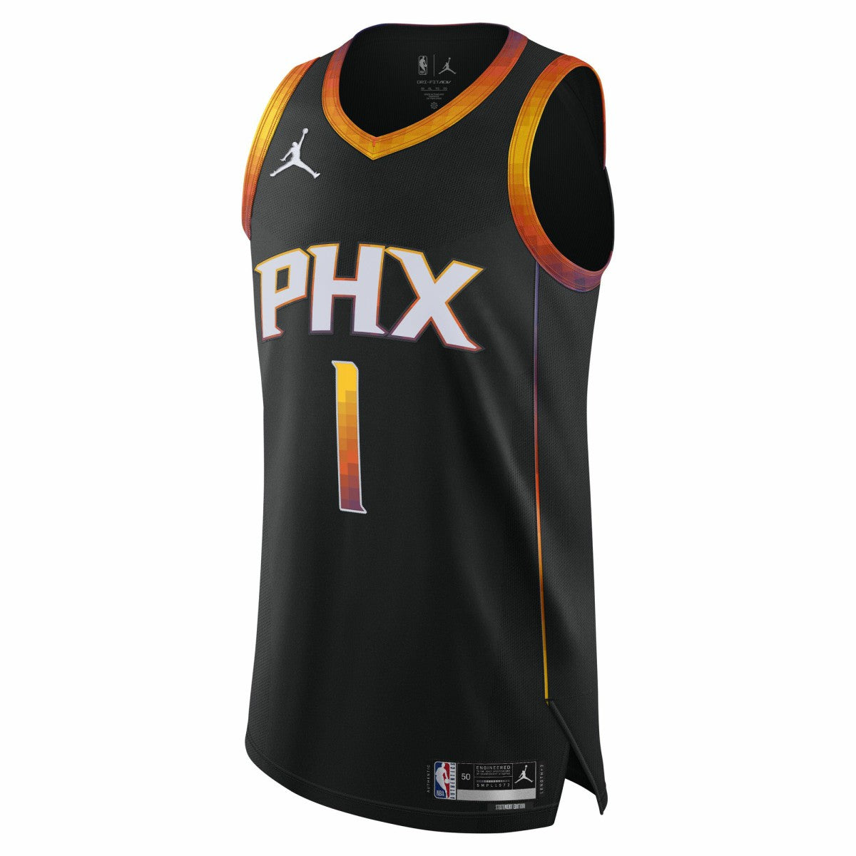 Devin Booker Phoenix Suns Jordan Brand Authentic Player Jersey Statement Edition Black - NBA