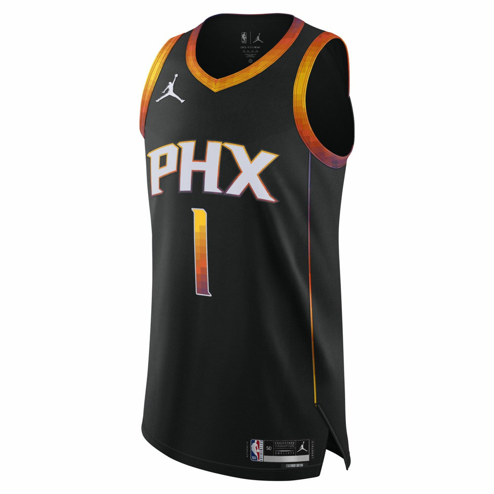 Devin Booker Phoenix Suns Jordan Brand Authentic Player Jersey Statement Edition Black - NBA