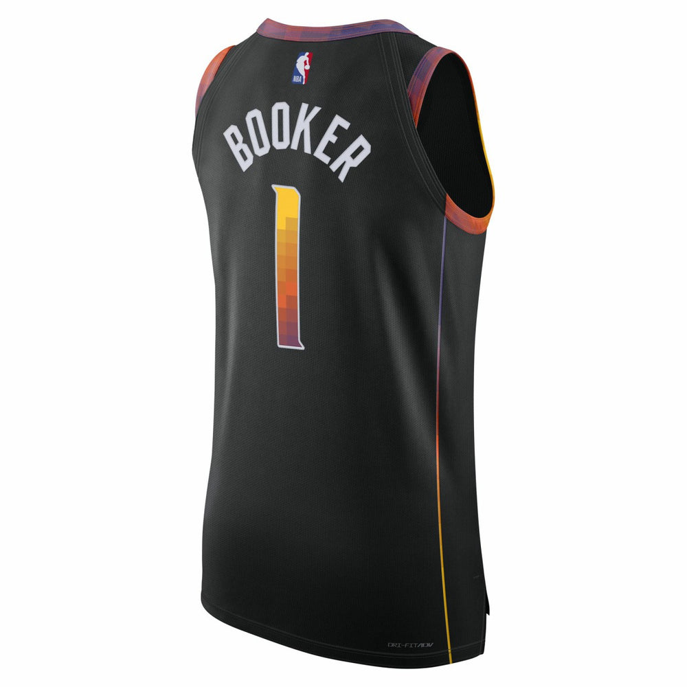 Devin Booker Phoenix Suns Jordan Brand Authentic Player Jersey Statement Edition Black - NBA